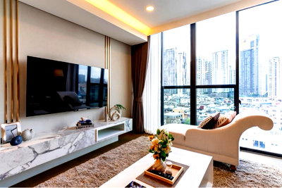 คอนโดให้เช่า : ให้เช่า – Wyndham Residence (ห้องชุด Siamese Exclusive Queens) ✨ คอนโดหรูตรงข้าม QSNCC