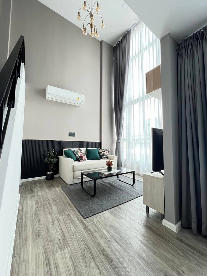 รูป 🏡 ให้เช่า Kave Salaya ห้อง Duplex 17,000฿💖  ✨ ตึก A ชั้น 7 ห้องสองชั้น วิวสวน แต่งสวย - รูปที่ 4/13