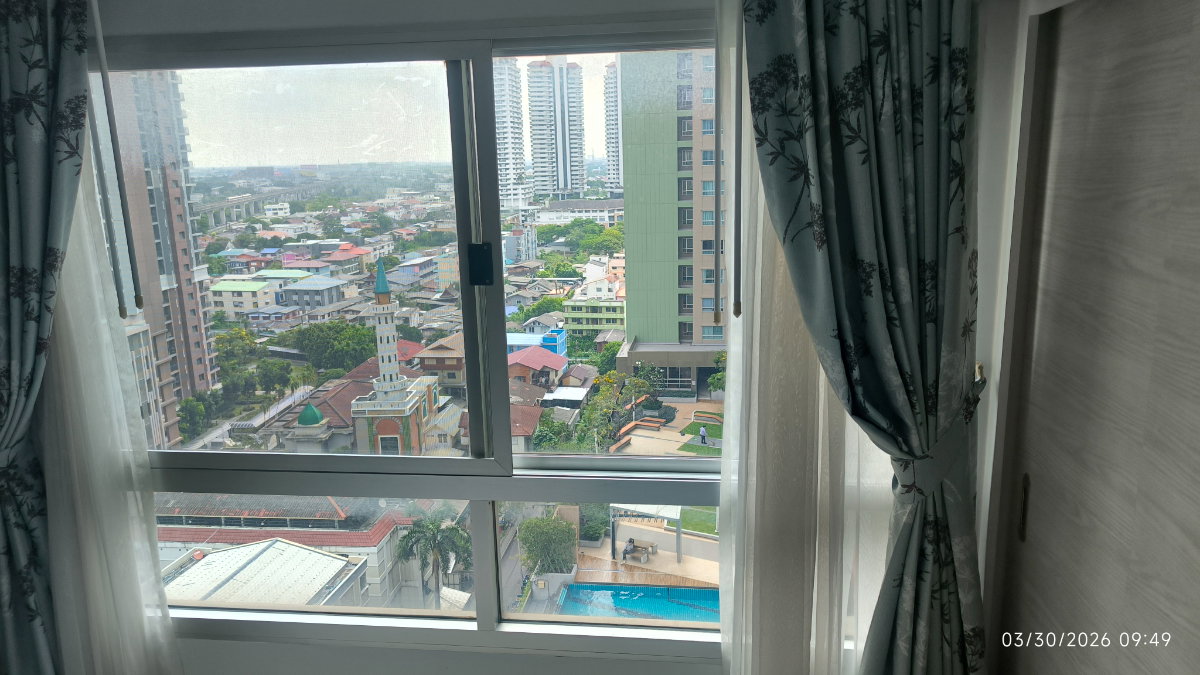 รูป ให้เช่าห้องสวย แต่งพร้อม เฟอร์ครบ วิวดี ใกล้ ARL และ MRT สถานีหัวหมาก - รูปที่ 7/12