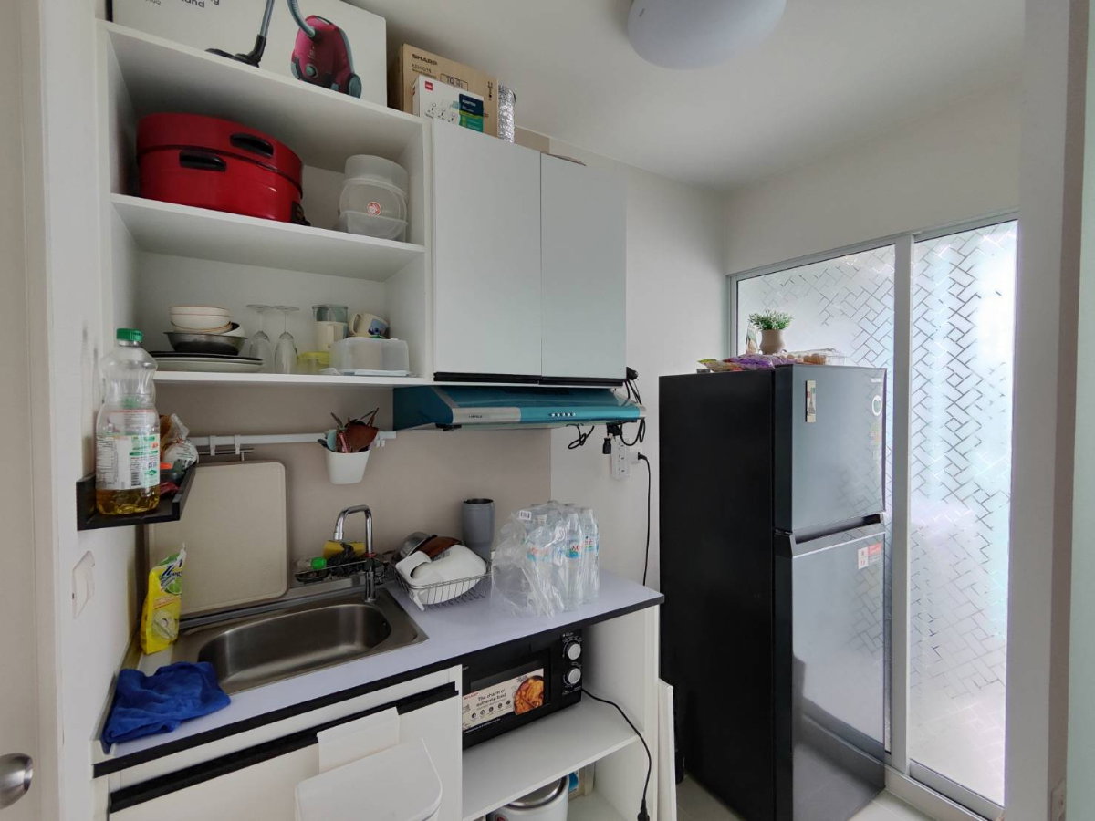 รูป **ว่างพร้อมอยู่** ห้องบิ้วสวย มีครบทุกอย่าง มีเครื่องซักผ้า UNIO จรัญ3 (28 ตรม) ตึก G ชั้น 8 ใกล้ MRT ท่าพระ - รูปที่ 7/12