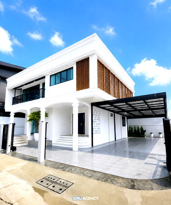 บ้านเดี่ยว กรุงเทพมหานคร : บ้านเดี่ยวหลังริม สไตล์ Modern Craftsmanship ถูกมาก