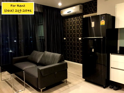 Condos for rent : 🔥 For Rent: Quinn Ratchada 45 sq.m., fully furnished, newly renovated, 24,000 THB, near MRT, ready to move in, incl washing machine & digital lock 🔥