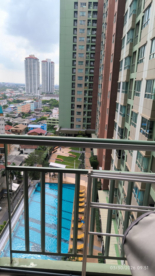 รูป ให้เช่าห้องสวย แต่งพร้อม เฟอร์ครบ วิวดี ใกล้ ARL และ MRT สถานีหัวหมาก - รูปที่ 8/12