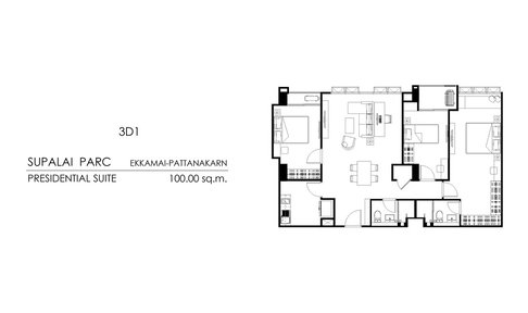 Rare Unit (ห้องเดียวในโครงการฯ) / ขายดาวน์คอนโด Supalai Parc Ekkamai-Pattanakarn เจ้าของขายเอง!