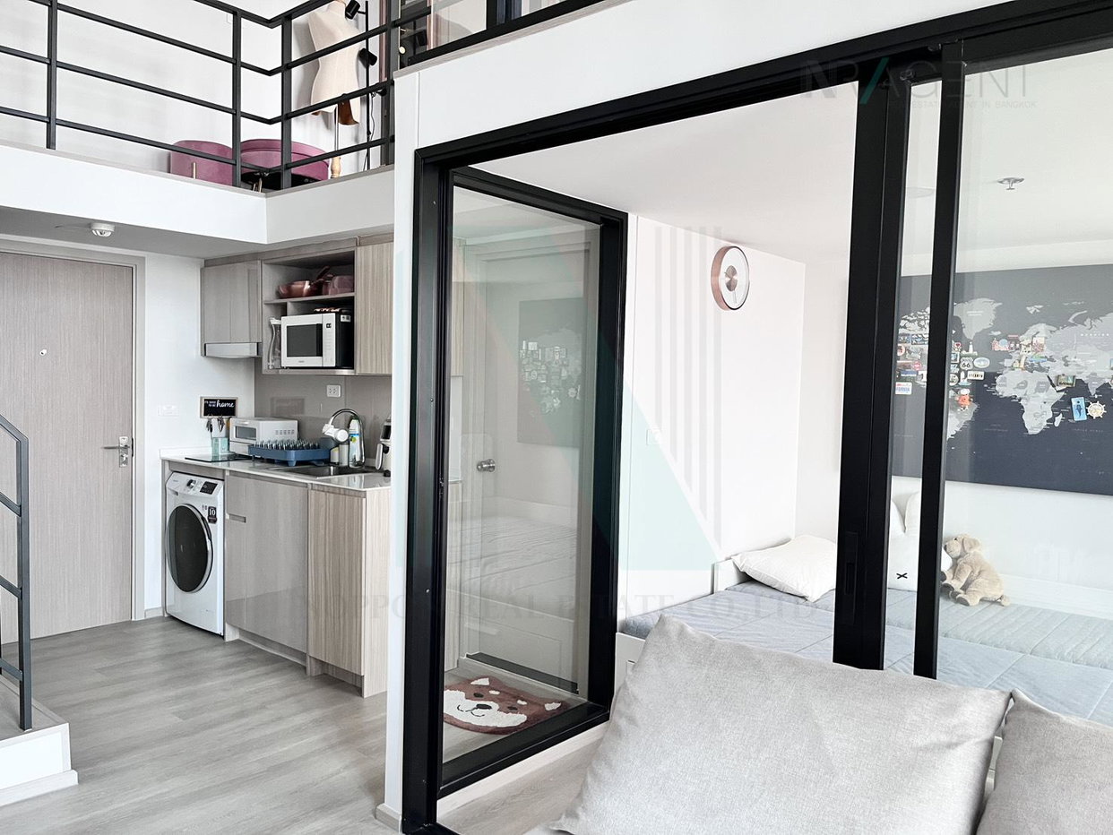 รูป 🎊 ให้เช่าคอนโด ไอดีโอ จรัญฯ 70 - ริเวอร์วิว อาคาร 1 ชั้น 32 Duplex 2 ห้องนอน ขนาด 51 ตรม ใกล้ โลตัส จรัญสนิทวงศ์ - รูปที่ 5/8