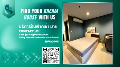 Condos for rent : For Rent: Life Asoke Rama 9. Built-in room, beautifully decorated, high floor, fully furnished, ready to move in. Near MRT rama9-RW007911