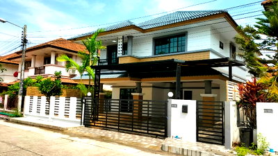 บ้านเดี่ยว วิทยาลัยการอาชีพกาญจนาภิเษกหนองจอก : บ้านเดี่ยว หนองจอก  สุวินทวงศ์  มีนบุรี หมู่บ้าน รอยัลปาร์ควิว นัดชมบ้าน 085-318-6868 คุณวา
