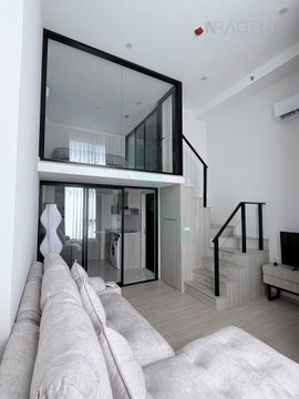 🔺 For Rent Condo ORIGIN PLUG & PLAY E22 STATION Building 1, Floor 18,Duplex, Room size 38 sqm