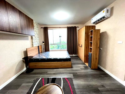 Condos for rent Bang Bo Hospital : 📌𝐔𝐏𝐃𝐀𝐓𝐄 𝐑𝐎𝐎𝐌 𝟐𝟎𝟐𝟔📌 Condo for rent at Campus Resort Bangna [Beautiful built-in room+washing machine] ID LINE: atccity 💻