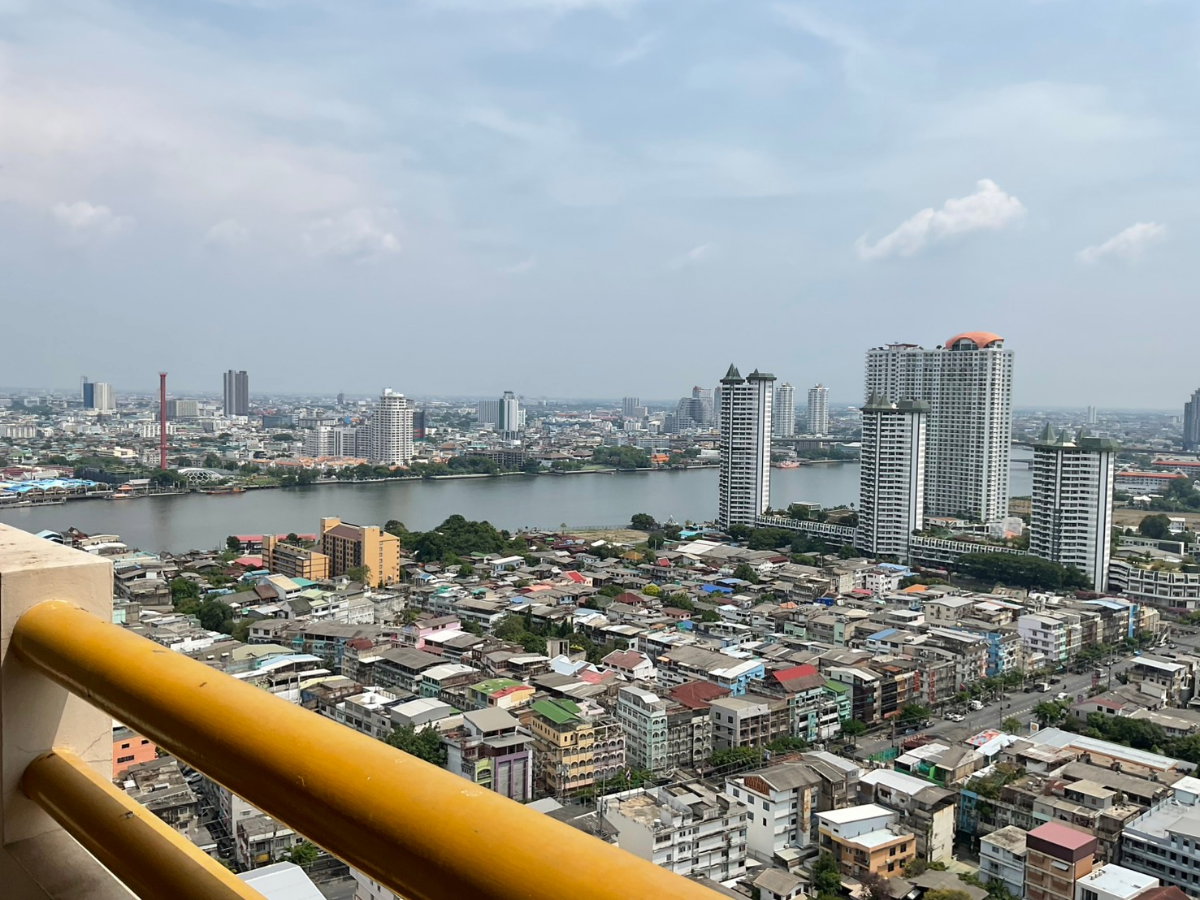 รูป ให้เช่าคอนโด มาสเตอร์วิว ห้องสวย วิวสวย พร้อมอยู่ ชั้น30 พท.46ตร.ม.เจริญนคร ซ.34 - รูปที่ 17/21