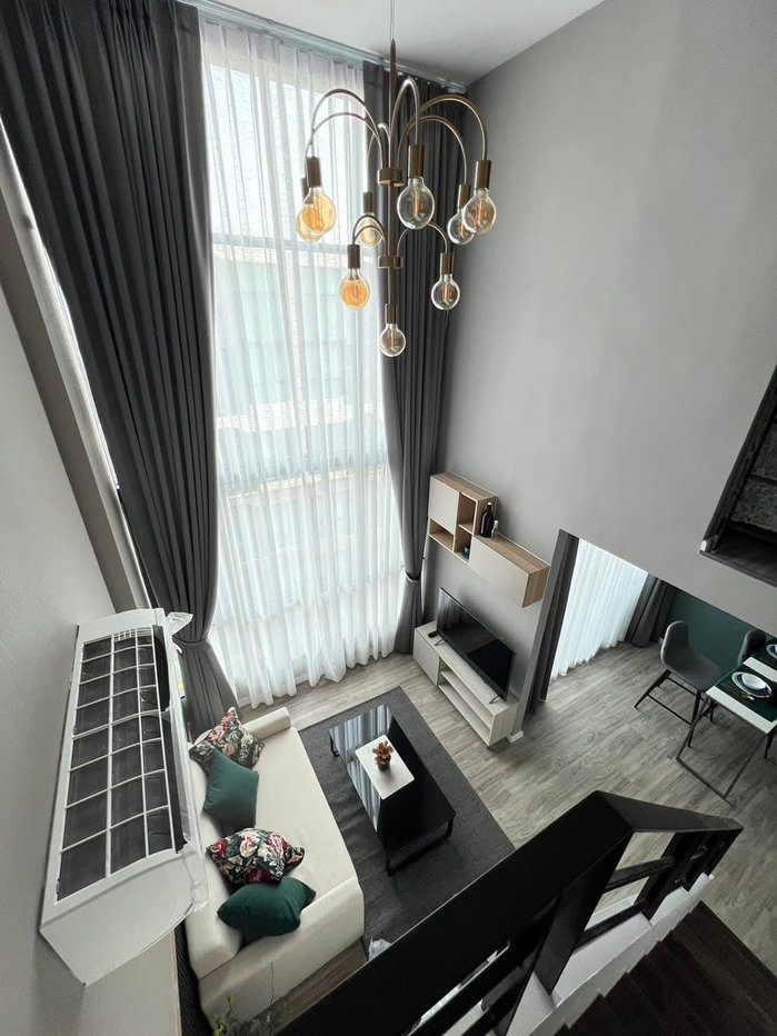 รูป 🏡 ให้เช่า Kave Salaya ห้อง Duplex 17,000฿💖  ✨ ตึก A ชั้น 7 ห้องสองชั้น วิวสวน แต่งสวย - รูปที่ 3/13