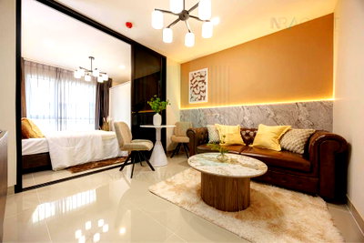 ขายคอนโด : ขายคอนโด รีเจ้นท์โฮม สุขุมวิท 97/1 อาคาร 1 ชั้น 6 1 ห้องนอน ขนาด 28 ตรม ใกล้ Century Movie Plaza อ่อนนุช