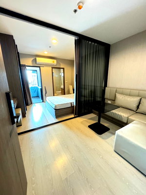 Condos for rent Bangkok : 🎯Rare Item! IDEO Tha Phra Interchange, large room 35 sq m, garden floor, beautifully decorated, near MRT
