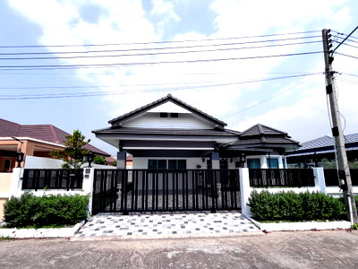 บ้านเดี่ยว ชลบุรี : 🔥 ขายบ้านเดี่ยวชั้นเดียวพื้นที่กว้าง ราคาดี ✅ พรเทพ การ์เด้น วิลล์ 6 Pornthep Garden Ville 6 หนองปลาไหล พัทยา
