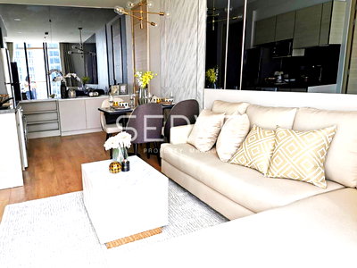 Condos for rent Bangkok University : 🔥43K🔥- Modern Luxury 2 Beds On Super High Fl.30+ Shuttle Bus to BTS Phrom Phong at Park 24 or Park Origin Phrom Phong Condo / For Rent