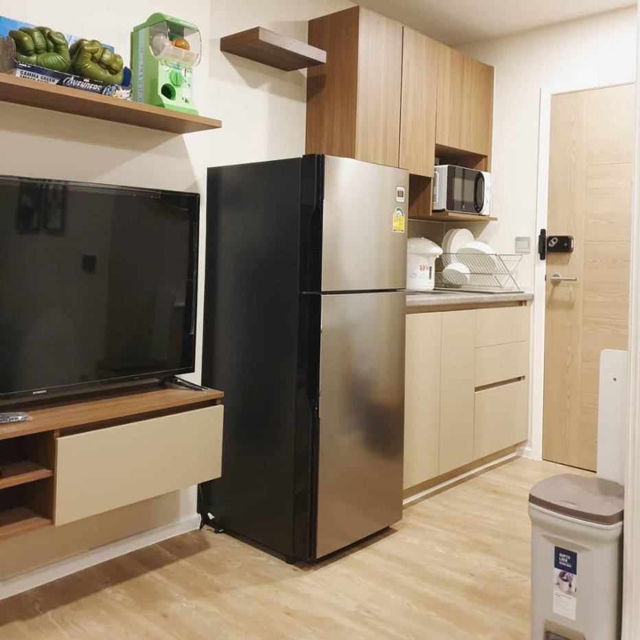 รูป 🏡 ให้เช่า Kave Town Shift 13,500฿💖  ✨ ตึก C ชั้น 3 ห้องใหญ่ แต่งบิ้วอินสวย วิวสวน  - รูปที่ 9/11