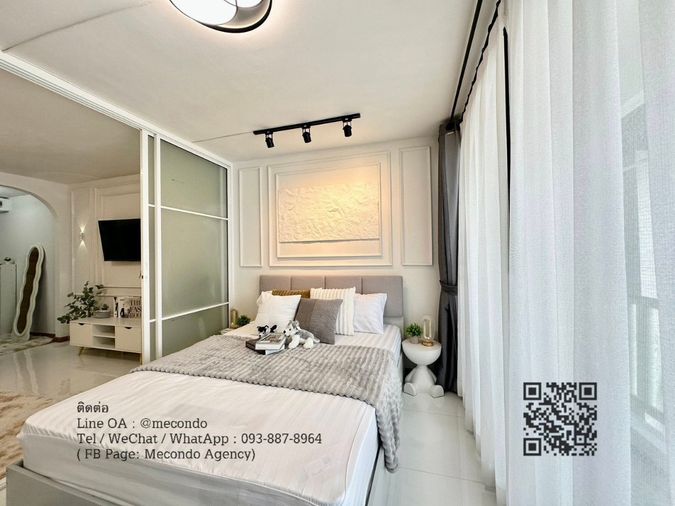 ME2500078 ขายห้องสวยตกแต่งพร้อมอยู่ City Villa เลี้ยงสัตว์ได้ ใกล้ MRT