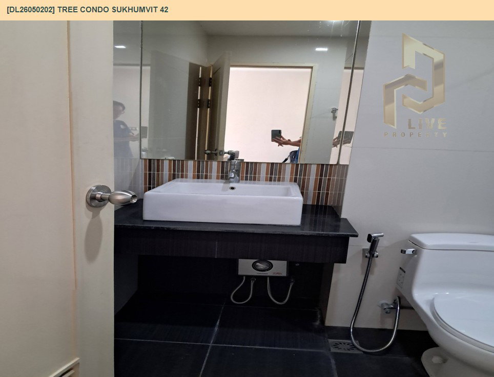 รูป DL26050202 ให้เช่าคอนโด ทรี คอนโด สุขุมวิท 42 (Tree Condo Sukhumvit 42) ใกล้ BTS เอกมัย พร้อมเข้าอยู่ โทรด่วน 0614453194 LineID @162cjixi - รูปที่ 8/9