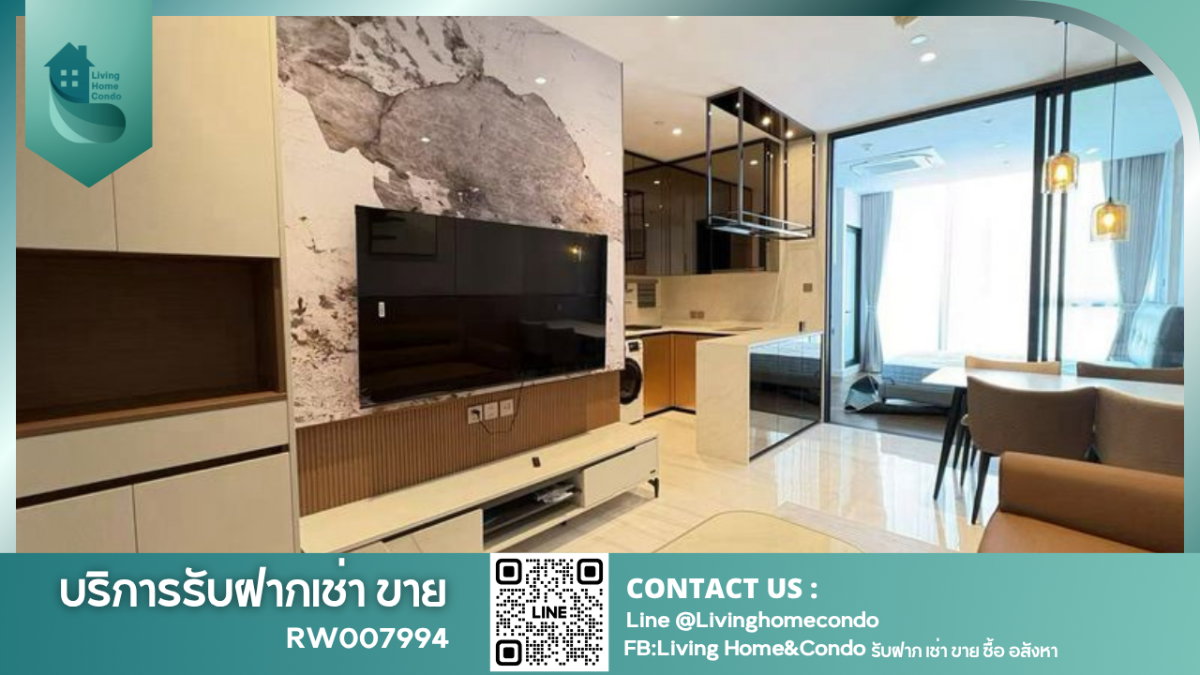 รูป ปล่อยเช่า Supalai ICON Sathorn ห้องหรู ใจกลางสาทร พร้อมเข้าอยู่ ใกล้สวนลุมพินี และ One Bangkok ใกล้ MRT ลุมพินี และ BTS ช่องนนทรี -RW007994 - รูปที่ 1/10