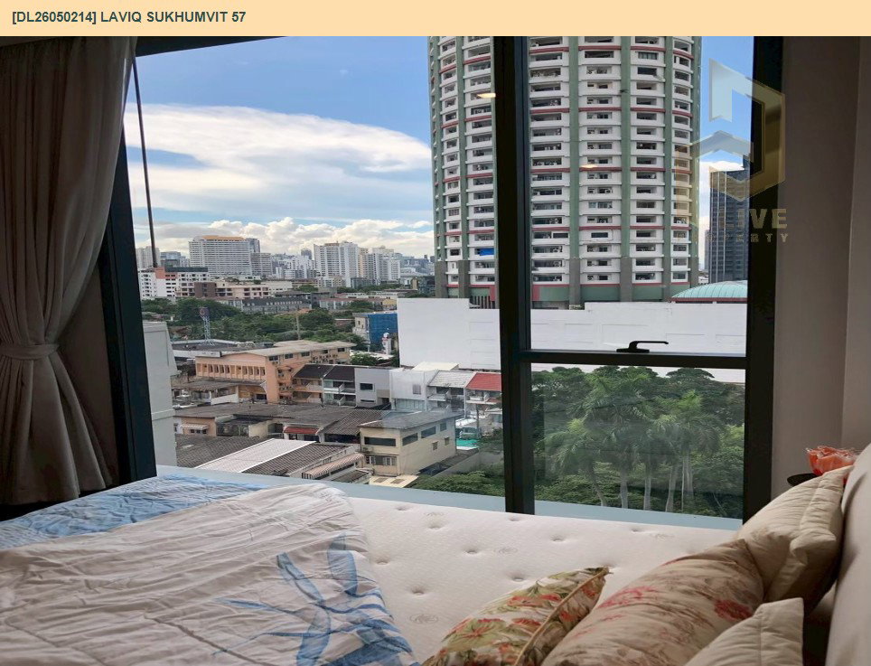 รูป DL26050214 ให้เช่าคอนโด ลาวีค สุขุมวิท 57 (LAVIQ Sukhumvit 57) ใกล้ BTS ทองหล่อ พร้อมเข้าอยู่ โทรด่วน 0800343450 LineID @655ebbvc - รูปที่ 7/12