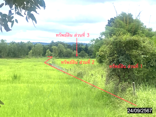 รูป ที่ดินว่างเปล่า 3611.5 ตร.วา ชุมชนบ้านหนองตานา โนนสัง หนองบัวลำภู 2.7M - รูปที่ 2/18