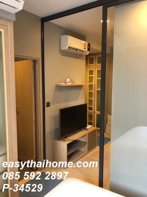 รูป P-34529 — ขายคอนโดพร้อมผู้เช่า ทำเลทองหล่อ-เอกมัย - M Thonglor 10 ชั้น 11 วิวเมือง ราคา 4.3 ล้านบาท โทร 085-592-2897 Line: @easythaihome - รูปที่ 8/9