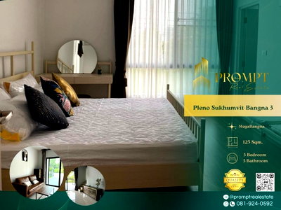 Houses for rent Samut Prakarn : AB05871 - Pleno Sukhumvit-Bangna 3 : MegaBangna