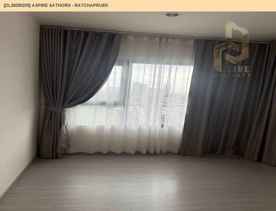 รูป DL26050205 ให้เช่าคอนโด แอสปาย สาทร - ราชพฤกษ์ (Aspire Sathorn - Ratchapruek) ใกล้ BTS บางหว้า พร้อมเข้าอยู่ โทรด่วน 0800343450 LineID @655ebbvc - รูปที่ 3/11