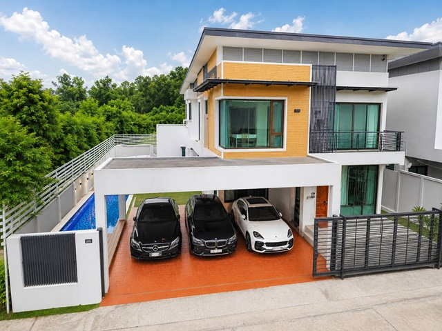 รูป สารสาสน์บางบอน 300ม. แอร์ 7ตัว 7น้ำ 440ตร.ม.25นาที สาทร 16กม. คฤหาสน์ 2ชั้น Pool Villa 5-6นอน เพชรเกษม69105ตร.ว. Zanook Wake Park - รูปที่ 1/8