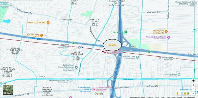 รูป เขตประเวศ 2.2 กม.ใกล้ ARL บ้านทับช้าง 1.5 กม. ที่ดินให้เช่า 6ไร่กว่า เฉลิมพระเกียรติ ร.9 81-91 หรือ 2,446 ตร.ว. หรือ 9,784 ตร.ม. - รูปที่ 8/8