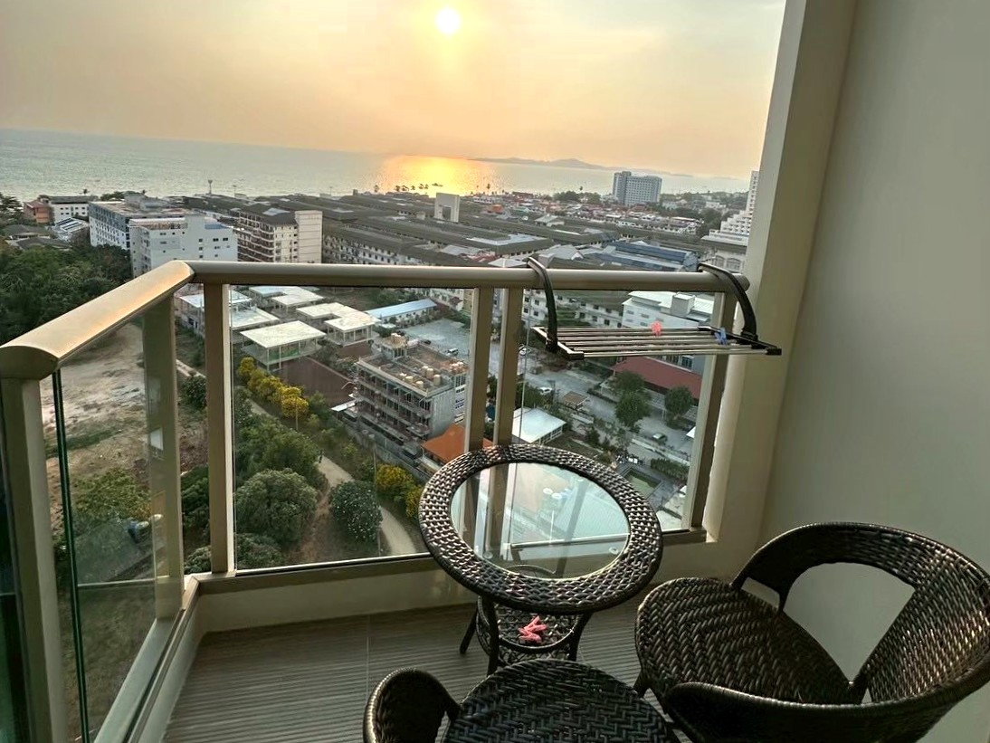 รูป Studio Condo for Rent The Riviera Jomtien Pattaya Sea View - รูปที่ 7/7
