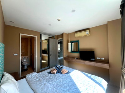 Condos for rent Makro South Pattaya : Atlantic condo Resort pattaya floor7 tower A view 2 bedroom