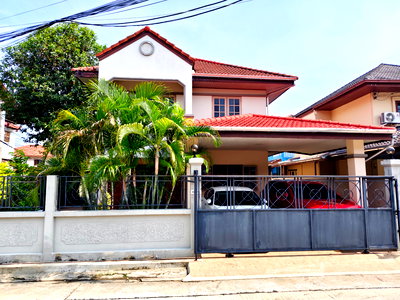 บ้านเดี่ยว กรุงเทพมหานคร : ขายบ้านเดี่ยว 2 ชั้น ทำเลดี ติดถนนนิมิตใหม่ หมู่บ้านพนาสนธิ์การ์เด้นโฮม4 เนื้อที่ 55.9 ตร.ว หลังมุม บ้านสวย สงบ ร่มรื่น ติดถนนนิมิตใหม่ เดินทางสะดวก