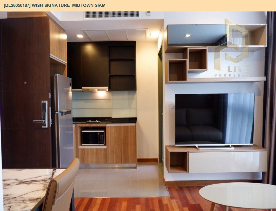 รูป DL26050187 ให้เช่าคอนโด วิช ซิกเนเจอร์ มิดทาวน์ สยาม (Wish Signature Midtown Siam) ใกล้ BTS ราชเทวี พร้อมเข้าอยู่ โทรด่วน 0614453194 LineID @162cjixi - รูปที่ 4/10