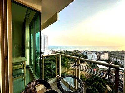ขายคอนโด : Studio Condo for Sale The Riviera Jomtien Pattaya Sea View
