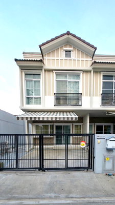 เช่าทาวน์โฮม สมุทรปราการ : 🏡✨ ให้เช่า ทาวน์โฮมหลังมุม หมู่บ้านอินดี้ 4 บางนา กม.7 2 ห้องนอน 3 ห้องน้ำ ใกล้ Mega & IKEA เพียง 1 นาที!