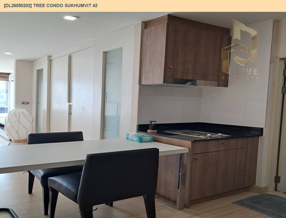 รูป DL26050202 ให้เช่าคอนโด ทรี คอนโด สุขุมวิท 42 (Tree Condo Sukhumvit 42) ใกล้ BTS เอกมัย พร้อมเข้าอยู่ โทรด่วน 0614453194 LineID @162cjixi - รูปที่ 9/9