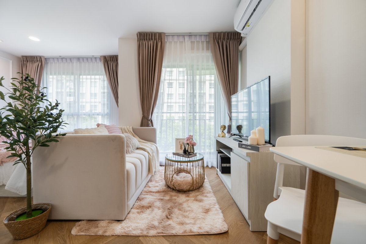 รูป 🏡 ขายคอนโดพร้อมอยู่ ลุมพินี วิลล์ พระนั่งเกล้า-ริเวอร์วิว  ห้องสวยแต่งใหม่ทั้งห้อง แค่ลากกระเป๋าก็เข้าอยู่ได้เลย - รูปที่ 10/22