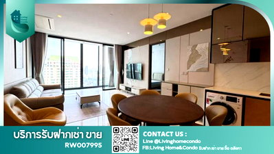 Condos for rent : For rent: Supalai ICON Sathorn, 2-bedroom luxury. Ready to move in. Near Lumpini Park and One Bangkok, close to MRT Lumpini.-RW007995 