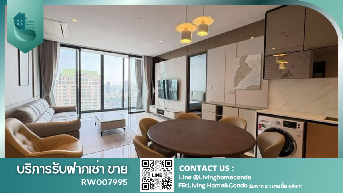 รูป ปล่อยเช่า Supalai ICON Sathorn 2 ห้องนอน ห้องหรู ใจกลางสาทร พร้อมเข้าอยู่ ใกล้สวนลุมพินี และ One Bangkok ใกล้ MRT ลุมพินี และ BTS ช่องนนทรี-RW007995 - รูปที่ 1/15