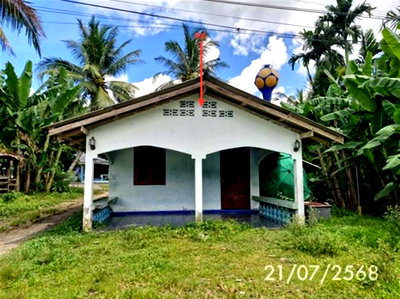 บ้านเดี่ยว สนามบินตรัง : บ้านเดี่ยว 161.6 ตร.วา กันตัง ตรัง 1.2M