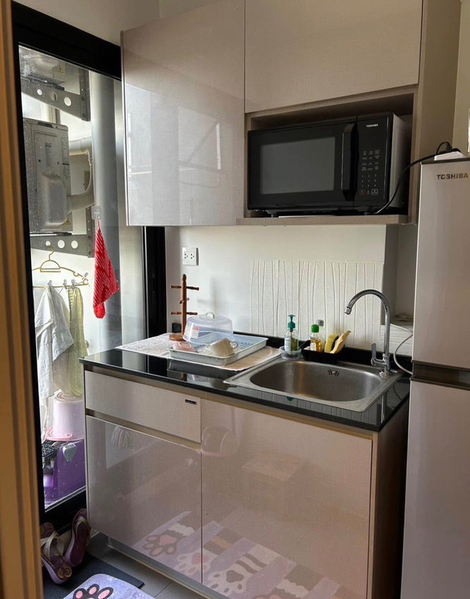 รูป ให้เช่า The Politan Rive 🏡 ห้องใหญ่ 31 ตร.ม พร้อมอยู่‼️ ใกล้ MRT พระนั่งเกล้า #ตอบแชทไว 🔥🔥 รหัส B724 - รูปที่ 6/9