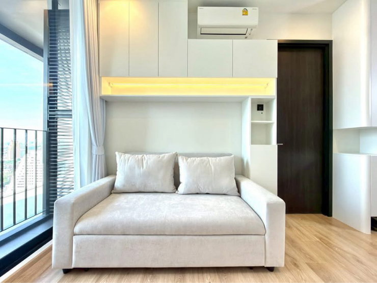 รูป ให้เช่า ห้องใหม่ ✨ Noble Around Ari ✨ Luxury Built-in🔥Home Automation+LG OLED 4K+เครื่องซักอบ📲 1 ห้องนอน 1 ห้องน้ำ✨พร้อมเข้าอยู่ โทร064-665-7851 - รูปที่ 3/16
