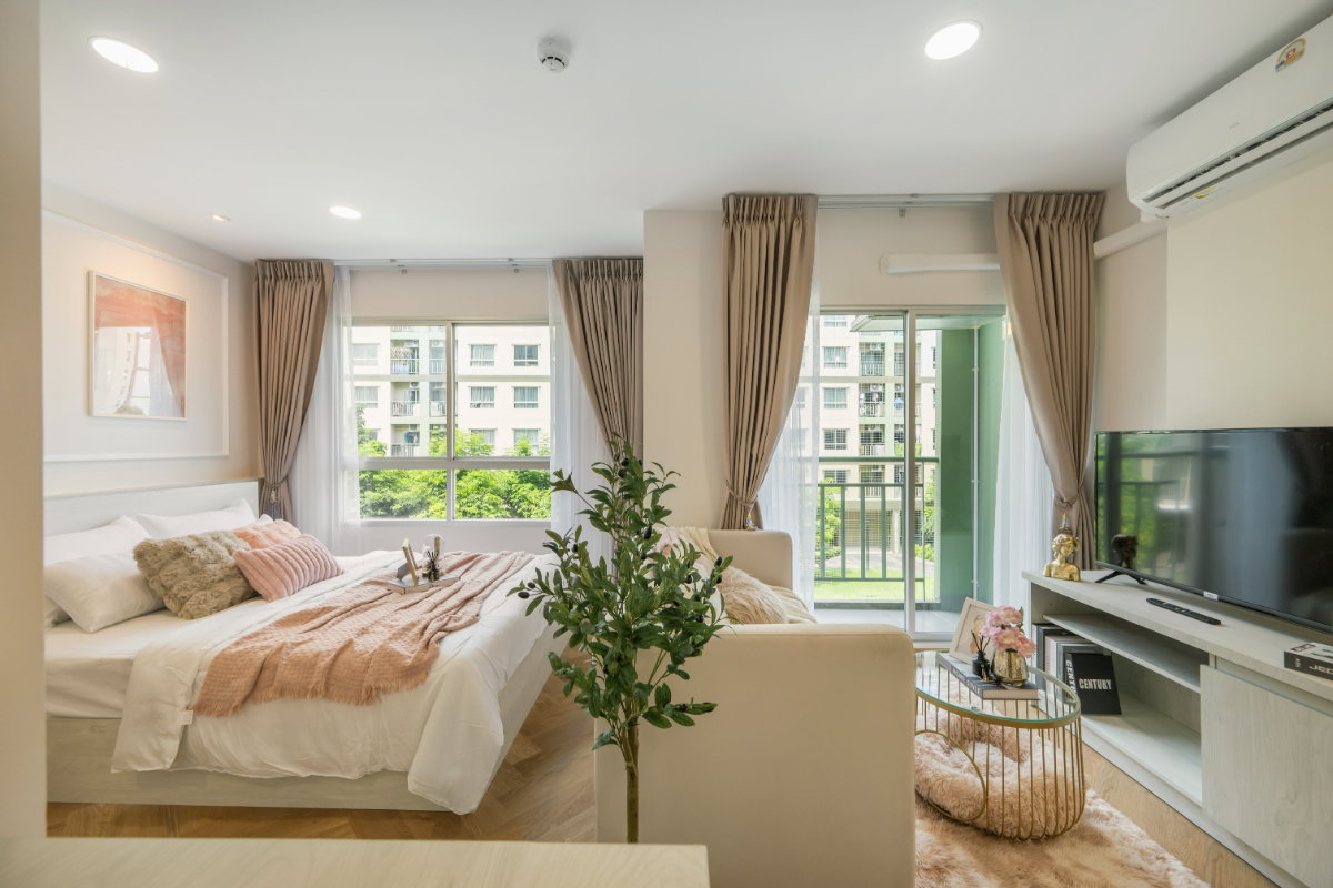 รูป 🏡 ขายคอนโดพร้อมอยู่ ลุมพินี วิลล์ พระนั่งเกล้า-ริเวอร์วิว  ห้องสวยแต่งใหม่ทั้งห้อง แค่ลากกระเป๋าก็เข้าอยู่ได้เลย - รูปที่ 6/22