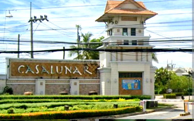 เช่าทาวน์โฮม ชลบุรี : ให้เช่าบ้านเดี่ยว Cadaluna Paradiso ขนาด 3นอน 3 น้ำ บ้านสวย เฟอร์นิเจอร์ครบครัน ชายหาดส่วนตัว เช่าเพียง 40000-
