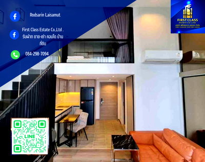 คอนโดให้เช่า : 1 Bed 1 Bath - Apartment  The Reserve Phahol – Pradipat – Duplex for rent  📍 1 Bedroom | 1 Bathroom  🪞 size 29+10 SQ.M.  🏢 Floor 14 , High ceiling