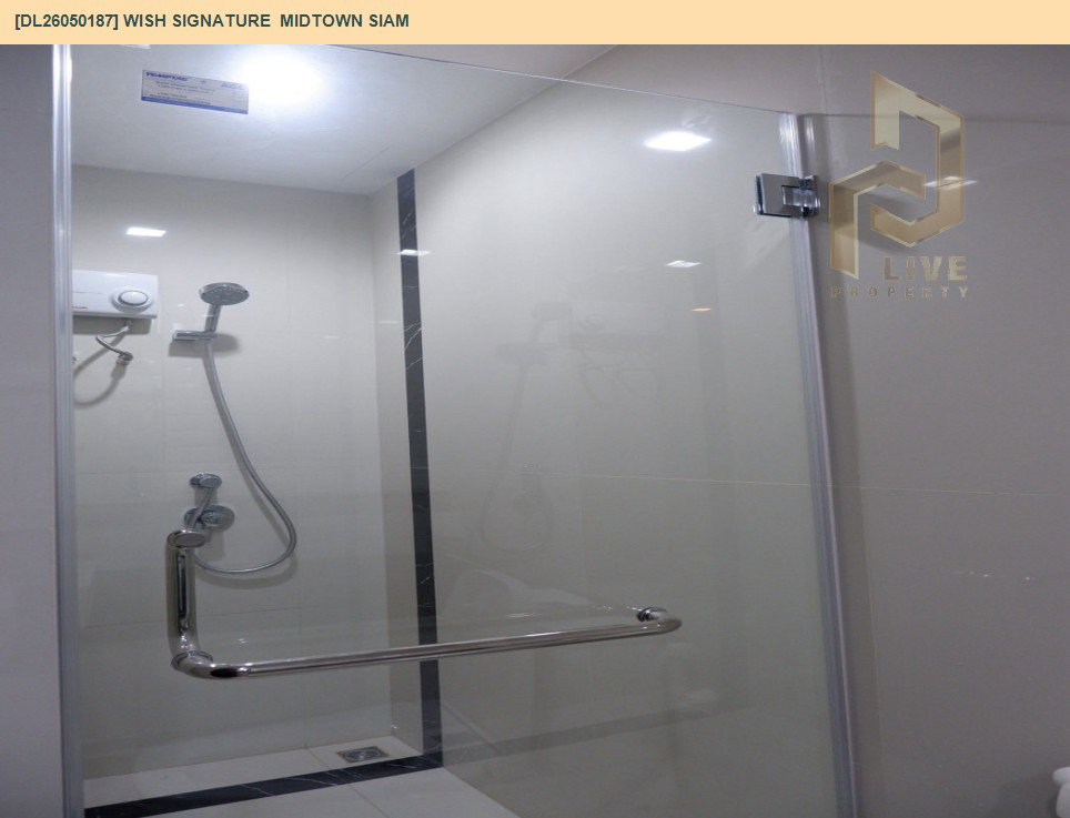 รูป DL26050187 ให้เช่าคอนโด วิช ซิกเนเจอร์ มิดทาวน์ สยาม (Wish Signature Midtown Siam) ใกล้ BTS ราชเทวี พร้อมเข้าอยู่ โทรด่วน 0614453194 LineID @162cjixi - รูปที่ 8/10