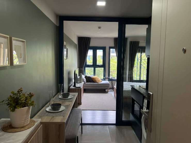 รูป 🌟 The Base Sukhumvit50 (A90) Size 26 SQ.M Type 1 Bedroom 1 Bathroom On the 6thFloor Rental 14,500THB. - รูปที่ 4/6