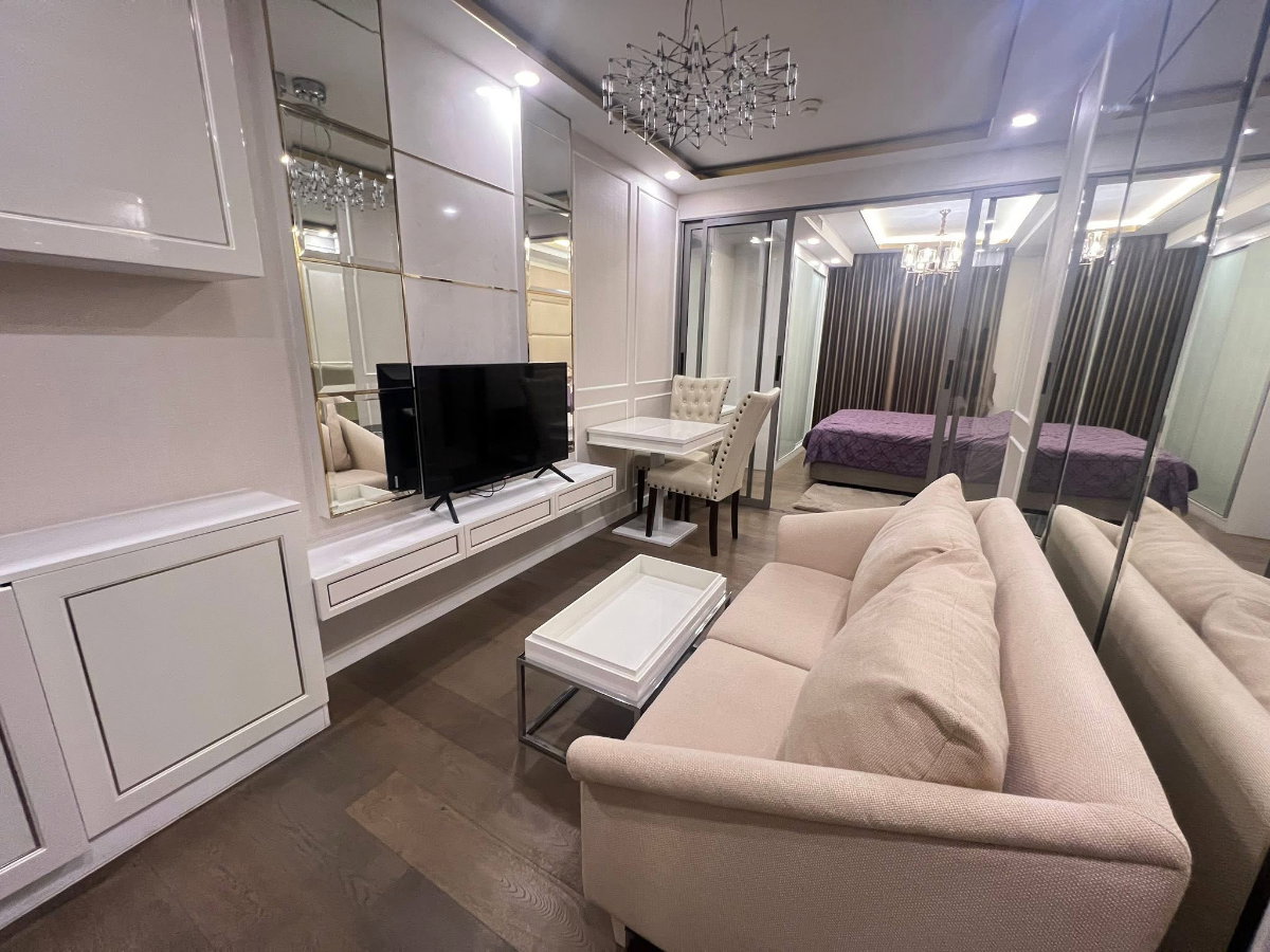 รูป S37 ให้เช่าคอนโด Amaranta Residence (อมรันทา เรสซิเด้นซ์) รับต่างชาติ ทำเลดี เดินทางสะดวก เฟอร์นิเจอร์และเครื่องใช้ไฟฟ้าครบ พร้อมเข้าอยู่ - รูปที่ 3/9