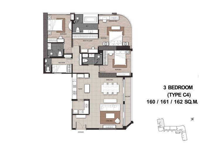 รูป A031304 Menam Residences - รูปที่ 7/8